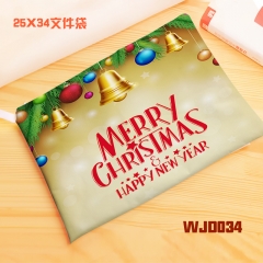 WJD034-圣诞 帆布文件袋资料袋