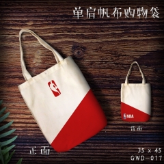 GWD017-NBA单肩帆布购物袋