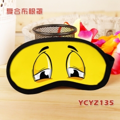 YCYZ135-卡通表情彩印复合布眼罩