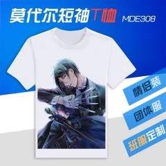 MDE308-黑执事动漫莫代尔短袖T恤