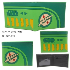 星球大战绿色标志硅胶钱包