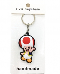 Super Mario two-sided key chain 12超级玛丽钥匙扣
