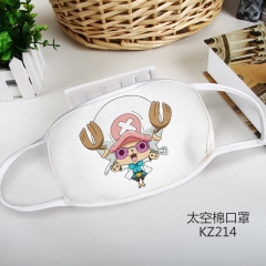 KZ214-海贼王动漫彩印太空棉口罩