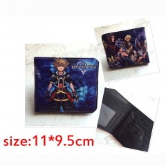 Kingdom Of Hearts Game PU Leather Wallet王国之心钱包