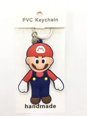 Super Mario two-sided key chain 6超级玛丽钥匙扣