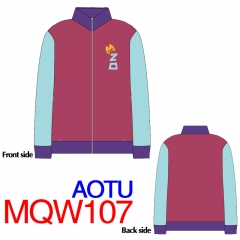凹凸世界 紫堂幻 MQW107拉链卫衣
