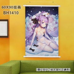 (60X90)BH1410-碧蓝航线游戏白色塑料杆挂画
