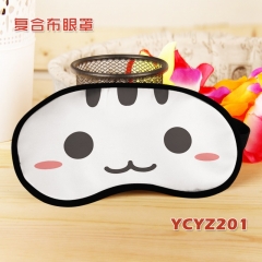 YCYZ201-个性猫咪彩印复合布眼罩
