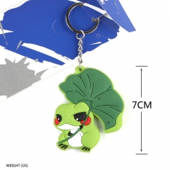 青蛙的旅行双面硅胶钥匙扣挂件C款