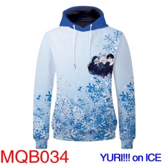 冰上的尤里 YURI!!! on ICE MQB034连帽卫衣