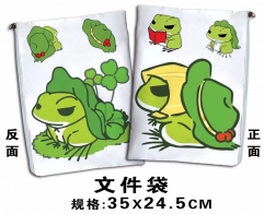 496-旅行青蛙 学生办公室文件袋