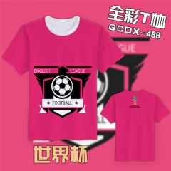 QCDX488-2018俄罗斯世界杯全彩T恤S码