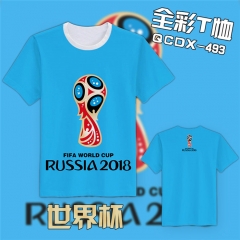 QCDX493-2018俄罗斯世界杯全彩T恤S码