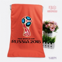 （35X70）YJ271-2018俄罗斯世界杯浴巾