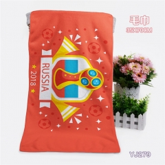 （35X70）YJ279-2018俄罗斯世界杯浴巾