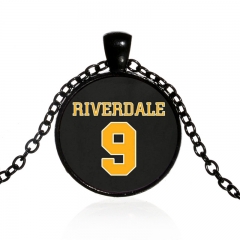 欧美影视周边河谷镇Riverdale项链 热销时光宝石吊坠项饰毛衣链
