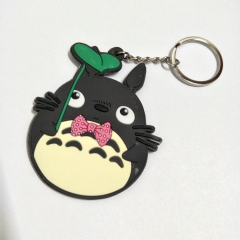 日本动漫totoro龙猫钥匙扣小梅钥匙圈千与千寻包包挂件无脸男礼品