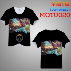 MQTU020-3 守望先锋 短袖全彩T恤