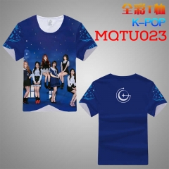 MQTU023-3 K-POP 短袖全彩T恤
