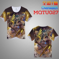 MQTU027-3 守望先锋 短袖全彩T恤