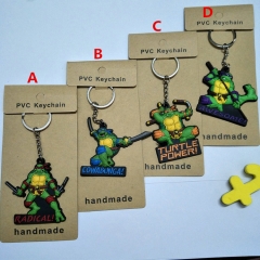 现货 忍者神龟钥匙扣 里奥纳多钥匙圈 挂件 广告促销创意礼品