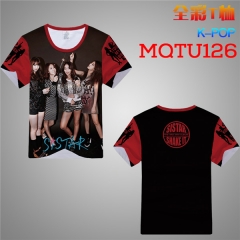 MQTU126  BTS全彩T恤