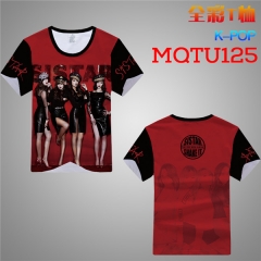 MQTU125  BTS全彩T恤
