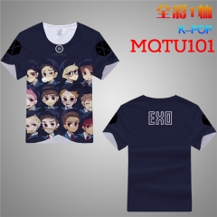 MQTU101  BTS全彩T恤