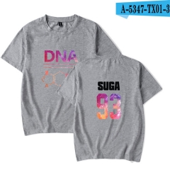 2018新款BTS防弹少年团专辑DNA同款圆领短袖T恤应援服夏装