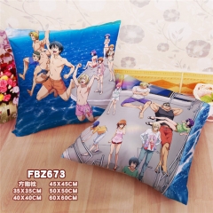 FBZ673-碧蓝之海 动漫方抱枕