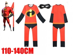 儿童连体哈衣新款超人眼罩2总动员2男女童万圣节表演cosplay服813