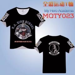 MQTY023-3 我的英雄学院 运动宽松版网眼T恤