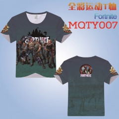 MQTY007-3 堡垒之夜 运动宽松版网眼T恤