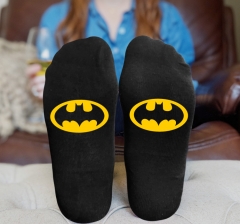 蝙蝠侠印花中筒袜子