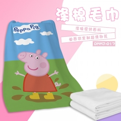 DMMJ017-小猪佩奇 动漫70X140涤棉毛巾
