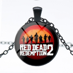 荒野大镖客2 游戏周边 4色时光宝石Red Dead Redemption项链批发
