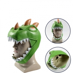 堡垒恐龙面具之夜cos雷克斯万圣节鳄鱼面具恐龙派对道具 恐龙面具