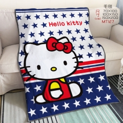 MT127-凯蒂猫 动漫超大貂绒毛毯 单面