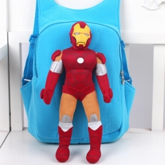 儿童书包毛绒背包幼儿园小书包韩版卡通动漫 钢铁侠 Iron Man