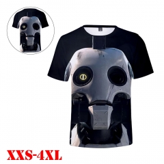 热搜新美剧爱死亡和机器人LOVE DEATH+ROBOTS 3D数码印花短袖T恤