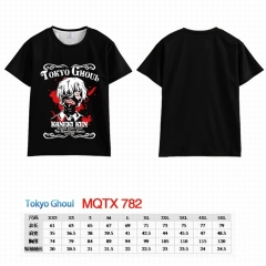 东京食尸鬼MQTX782全彩印花短袖T恤-XXS-5XL共10个码