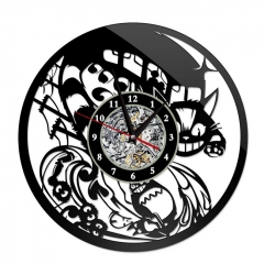龙猫-创意挂画挂钟钟表PVC材质(不配电池)