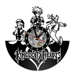 王国之心-创意挂画挂钟钟表PVC材质(不配电池)