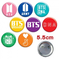 BTS-C 动漫马口铁徽章（8个一套）5.5cm