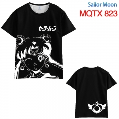 美少女战士 黑白线稿款T恤MQTX 823
