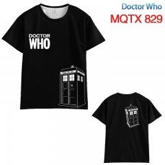 神秘博士 黑白线稿款T恤MQTX 829