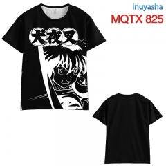 犬夜叉 黑白线稿款T恤MQTX 825