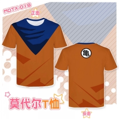 MDTX018-龙珠 动漫全彩莫代尔T恤