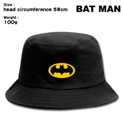 蝙蝠侠 动漫丝印帆布渔夫帽帽子