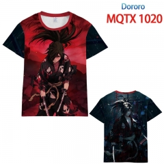 多罗罗动漫MQTX-1020-全彩印花短袖T恤-XXS-5XL共10个码
